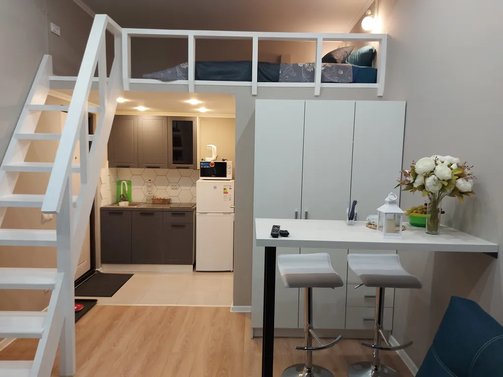 Квартира Двухярусная студия возле Онкоцентра — аренда посуточно в Обнинск