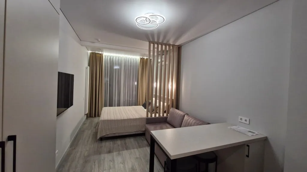 Апартамент с панорамными окнами с видом на море, горы и лес в Хосте