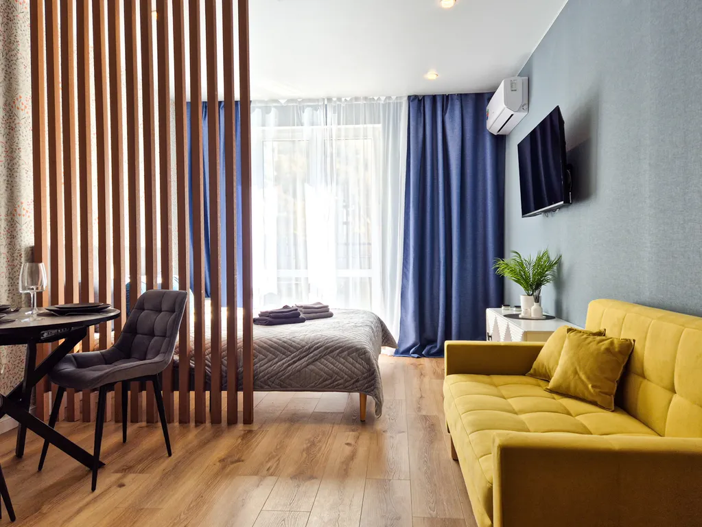 Квартира Комфортная и просторная студия — аренда посуточно в Кудепста