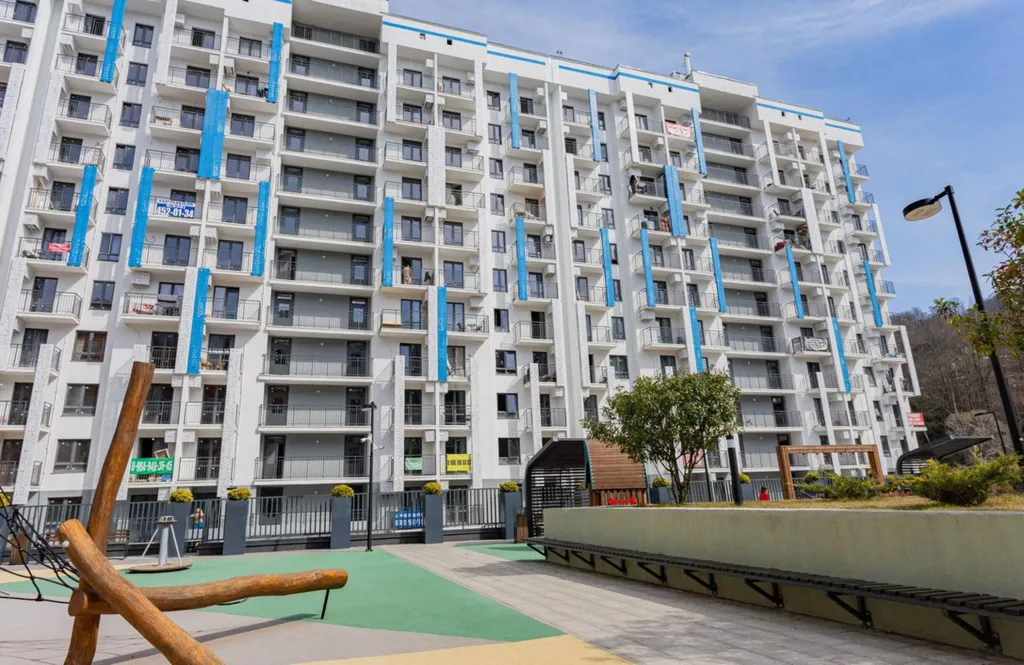 Двухкомнатная квартира с видом на море в ЖК Летний