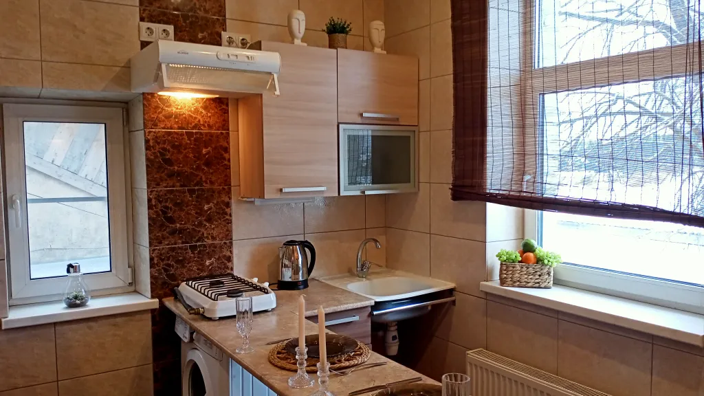 Квартира с видом на берег озера с лебедями, в историческом центре