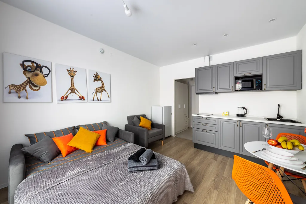 Прекрасная квартира - студия возле метро Лухмановская — аренда посуточно в Люберцы