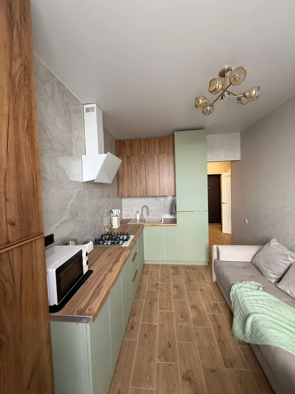 Новая квартира в центре города с видом на город и гору Змейку