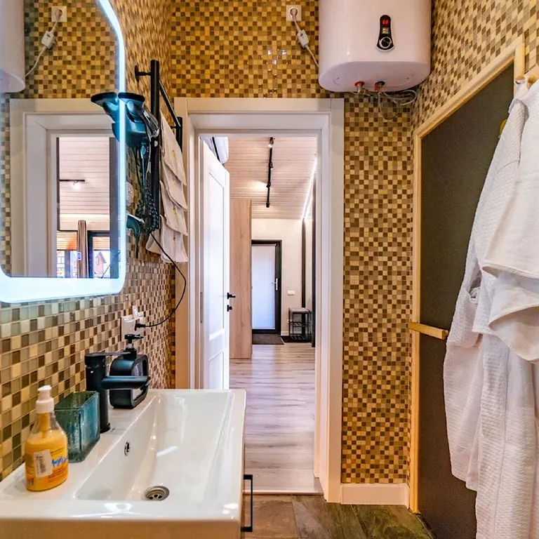 Домик в Икше с сауной и камином