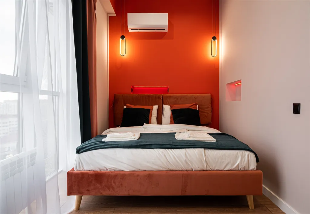 Квартира с видом на город и рядом с Парком Победы