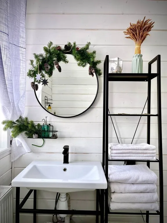 Уютный, современный домик в стиле а-фрейм