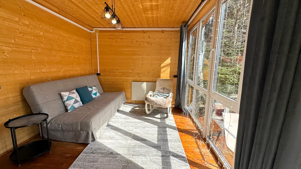 Панорамный домик