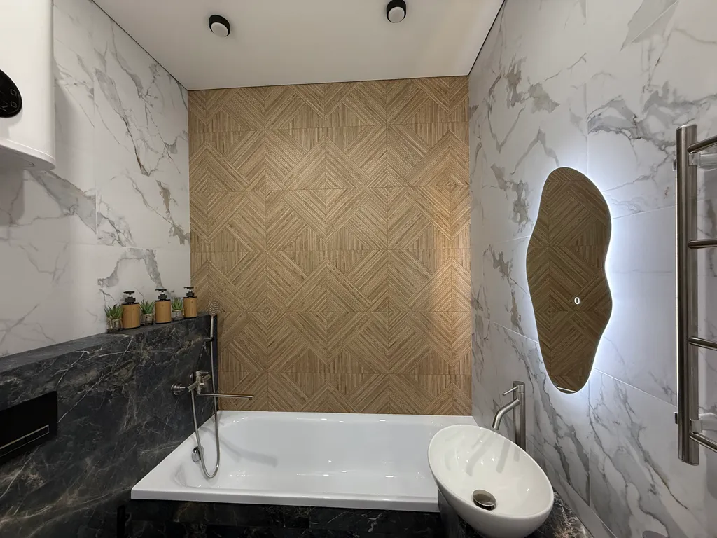 Дизайнерская квартира на берегу реки в ЖК Белые росы в Красноярске