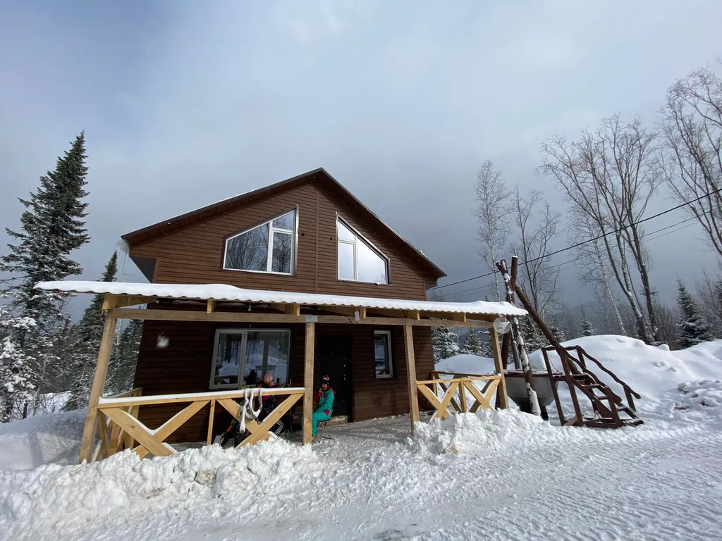 Дом в лесу, сибирский банный чан