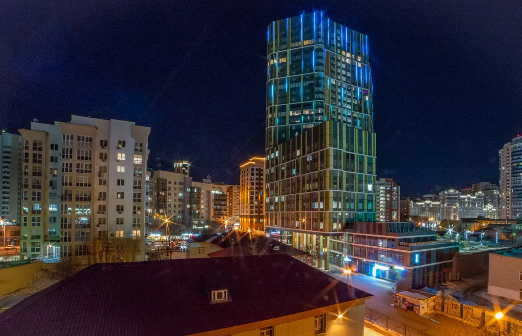 Красная вишня и голубика