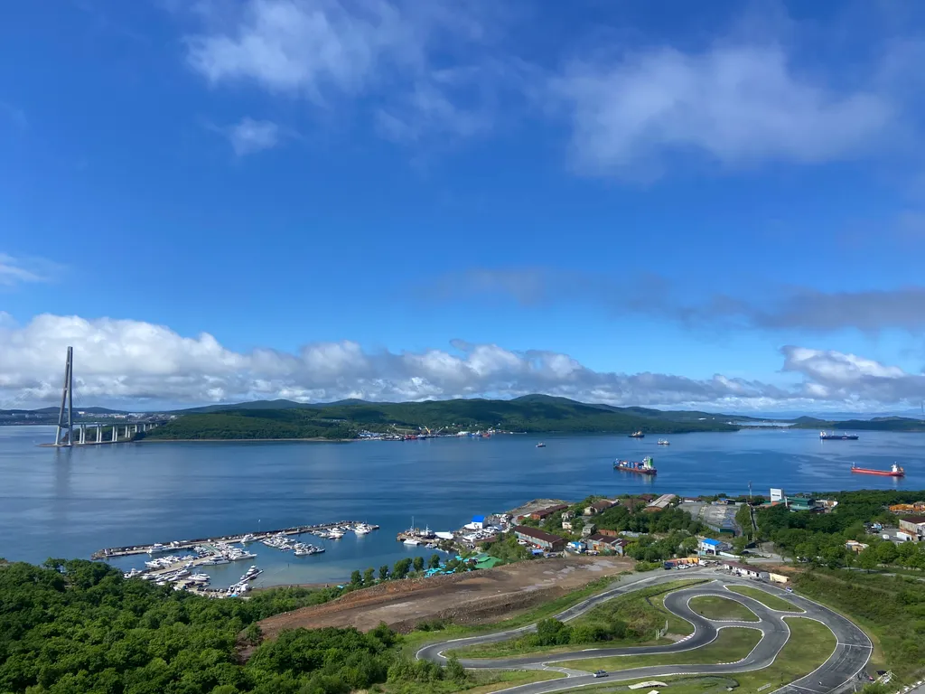 Студия с красивым видом на море
