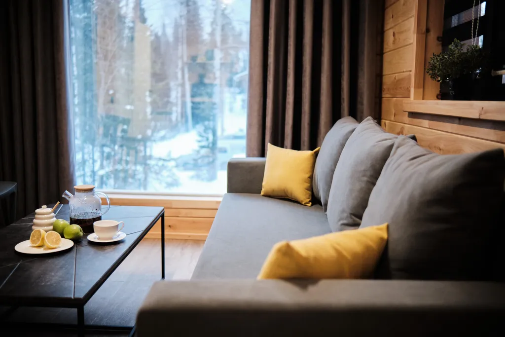 Двухкомнатный дом с сауной