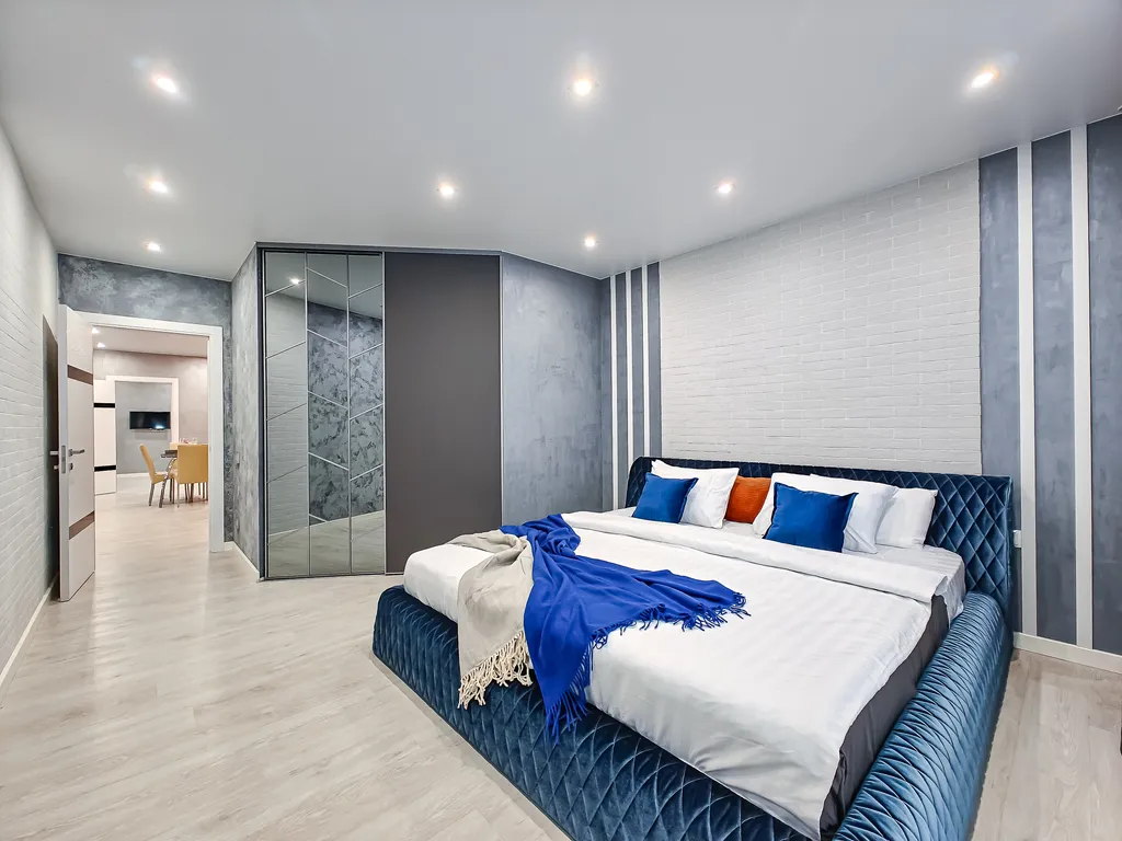 Квартира Масштабная двухкомнатная с кроватью super king-size в ЖК Дождь — аренда посуточно в Новосибирск