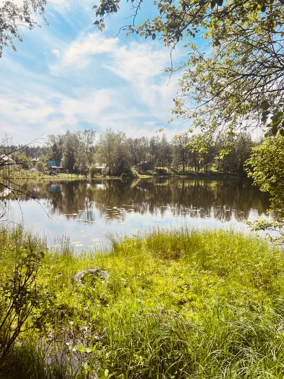 Коттедж Новый комфортабельный дом для отдыха на берегу лесного озера Маролампи — Санкт-Петербург