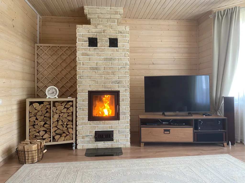 Коттедж с сауной и зоной BBQ