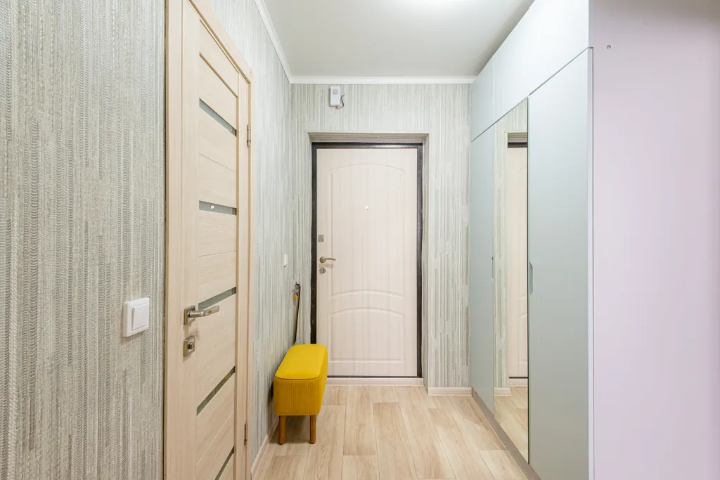 В центре в современном доме с гостиничным сервисом бесконтактно