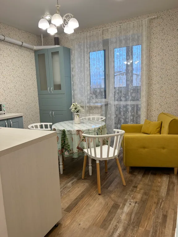 Уютная однокомнатная квартира в новом доме в стиле прованс