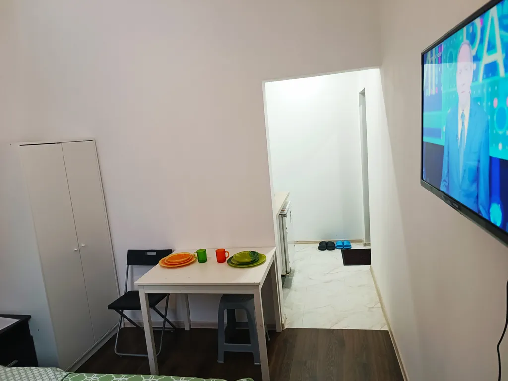 Тихая студия с большой кроватью у станции МЦД-D4 Железнодорожная