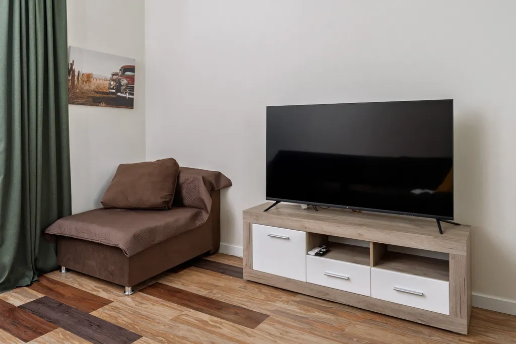 Двухкомнатная квартира с видом на город