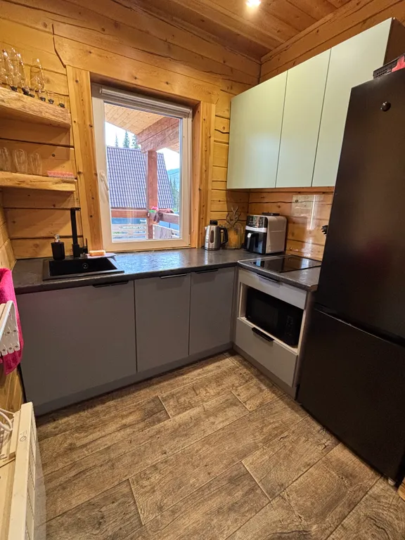 Дом 60m2 — чан, мангальная зона, теплые полы