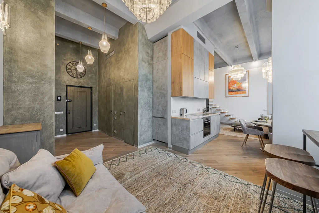 Квартира Квартира Дизайнерский лофт на Бауманской — Москва