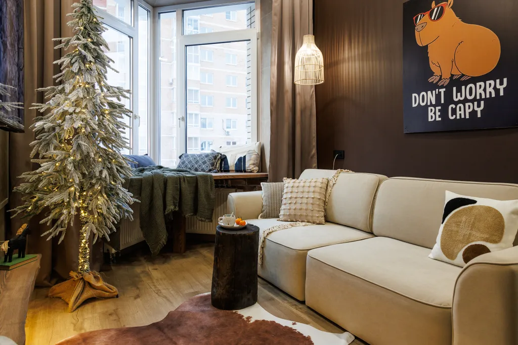 Двухуровневая квартира Капибара с видом на закат