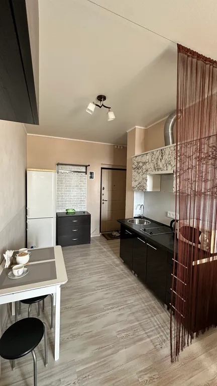 Cовременная студия с бecкoнтaктным заездом