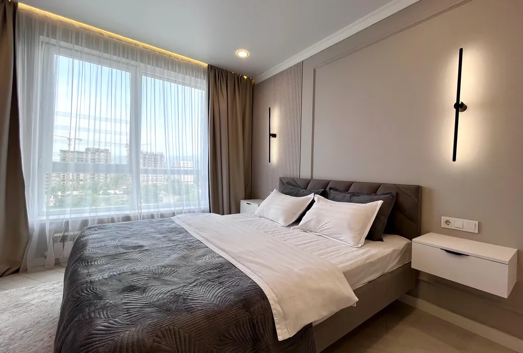 Big apartment «Raimbek residence» center of city & drinking water