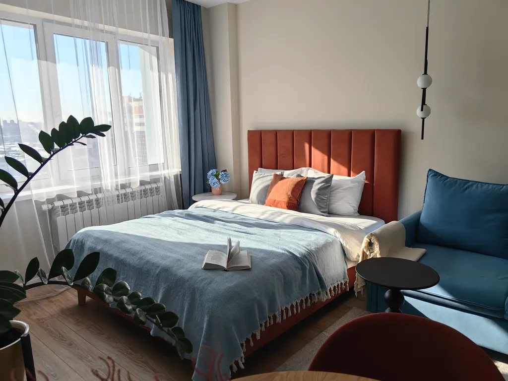 Квартира "Терракотовый берег" - Изысканная новая студия в центре города — аренда посуточно в Воронеж