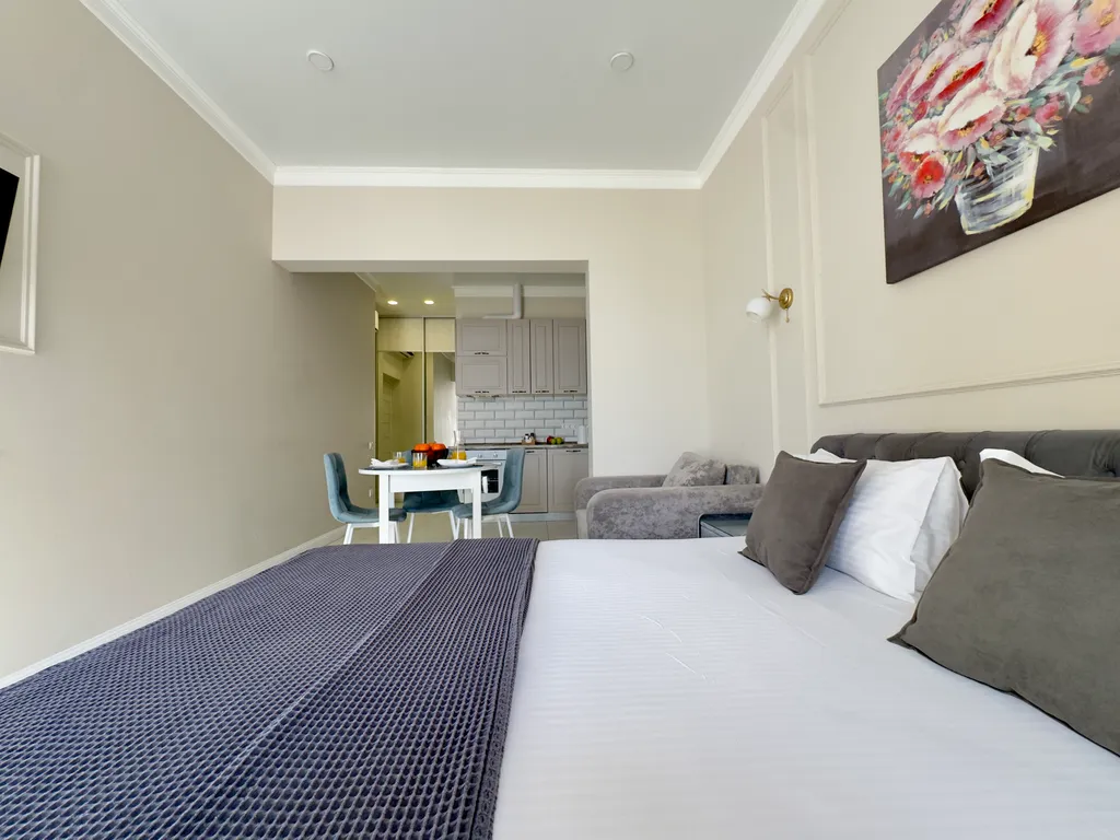 Квартира Люкс с видом на море и реку с балконом — Лазаревское