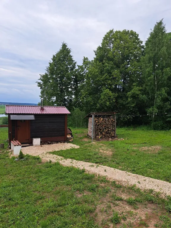 Дом у озера с банным чаном и русской баней