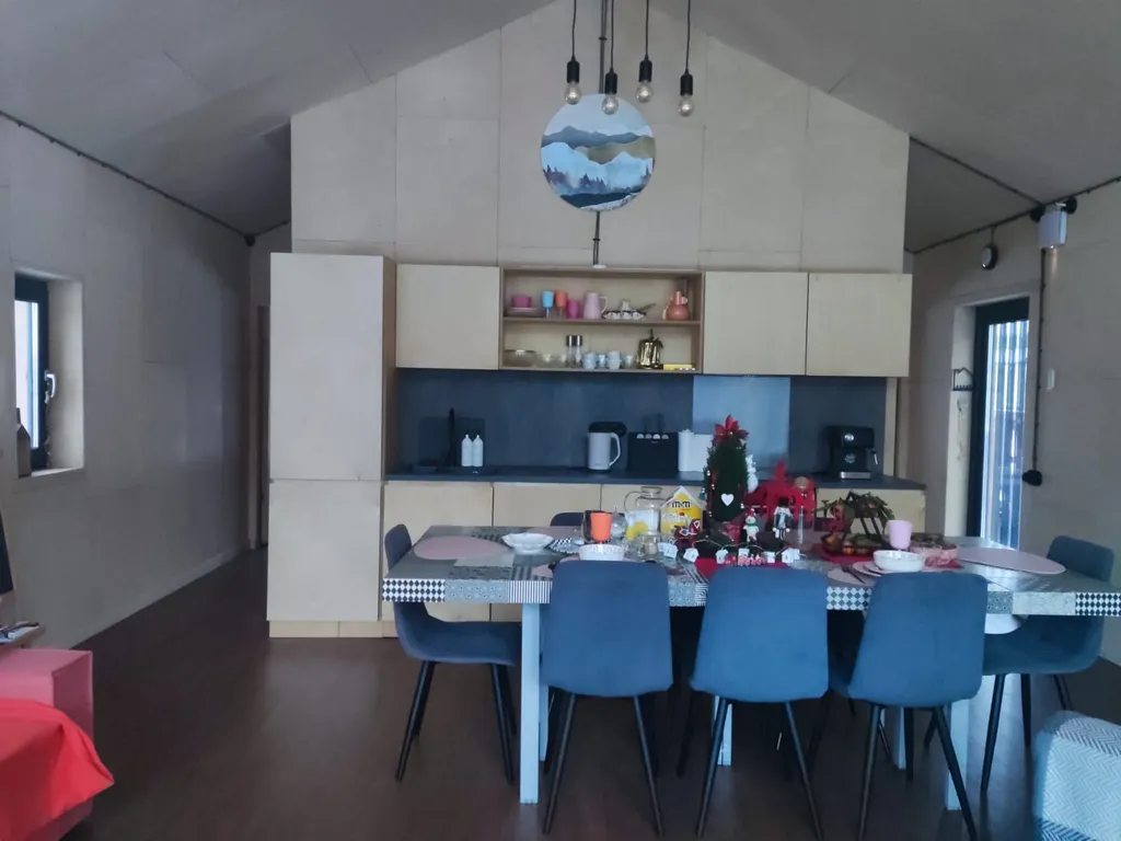 Барнхаус с панорамными окнами Хаус Гринвуд