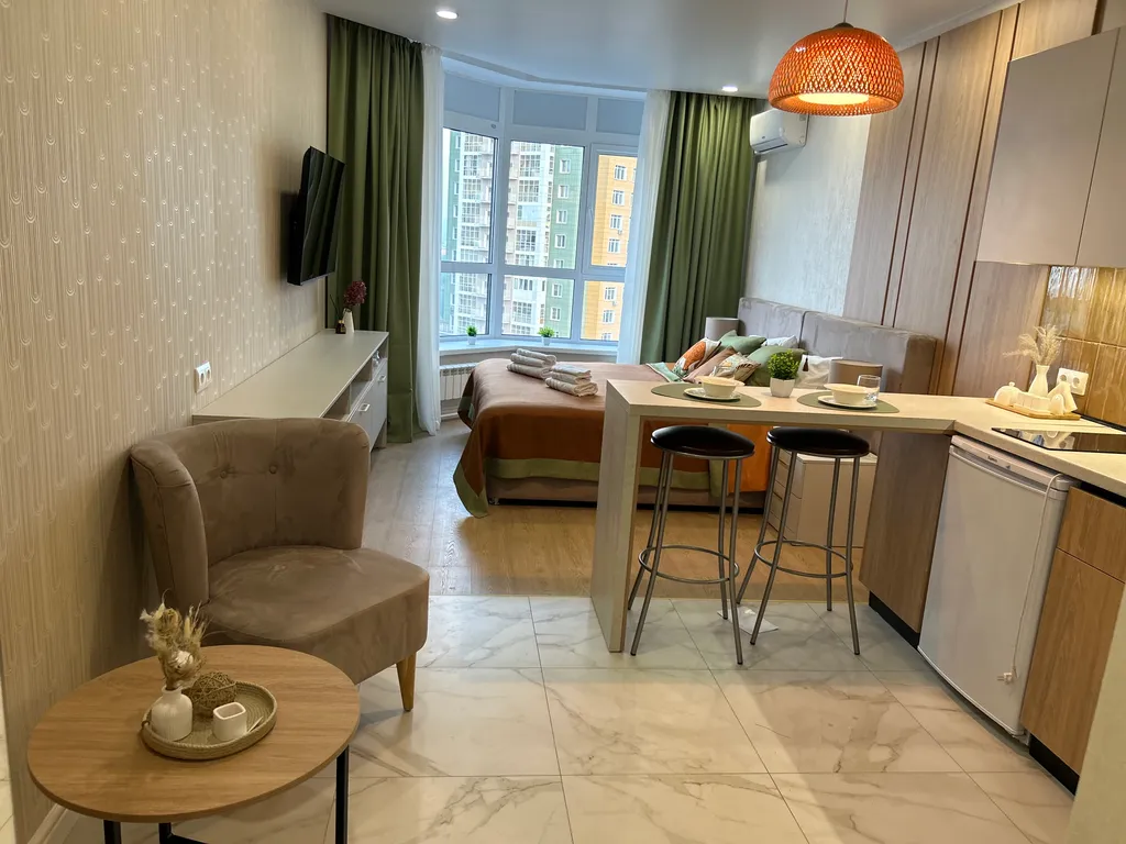 Квартира Апартаменты с дизайнерской отделкой с видом на Енисей — Красноярск