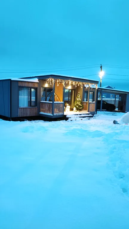 Новый современный стильный дом у озера Суходолье