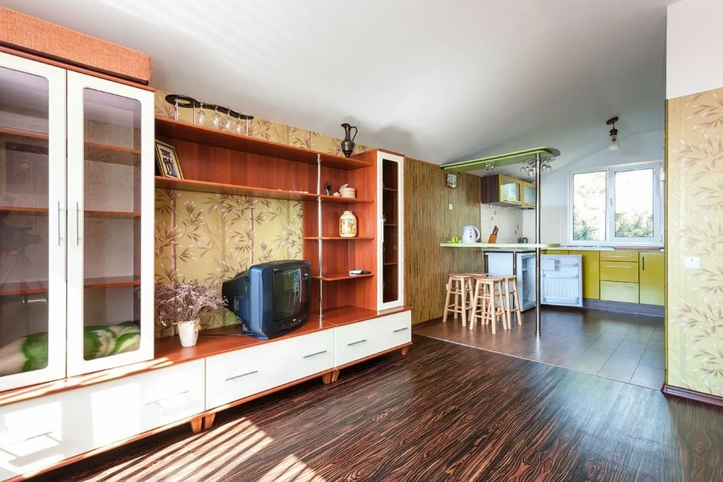 Студия с красивым видом на море и горы