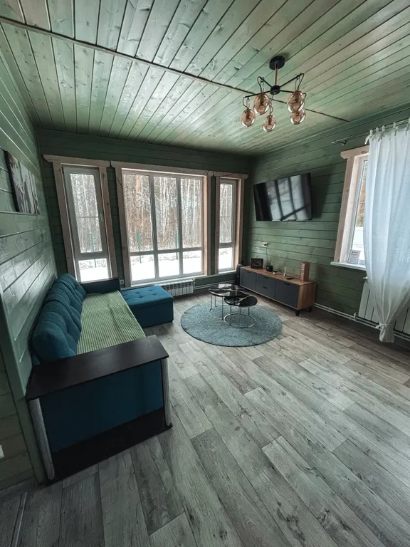 Дом в лесу с баней и чаном