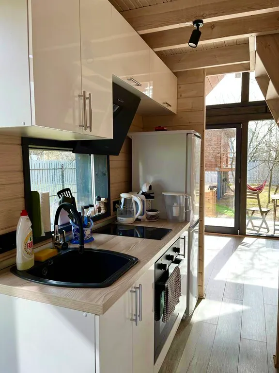 Коттедж Коттедж Новый барнхаус с баней — Манюхино