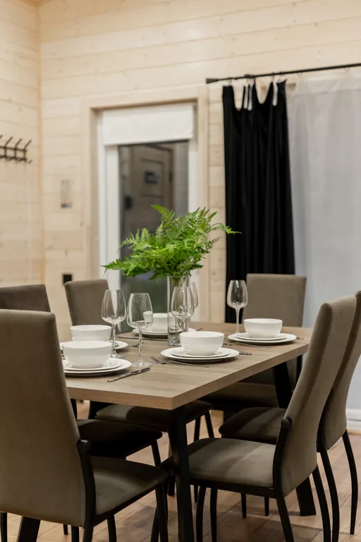 2-комнатный коттендж на границе с лесом, 69м²