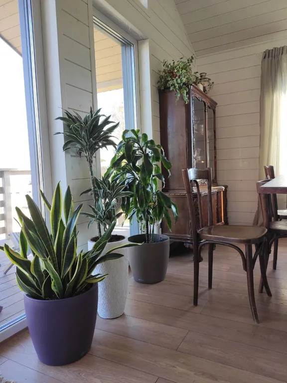 Дом с панорамными окнами и камином в Болотов Деревне