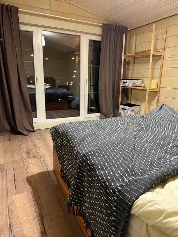 Дом из клееного бруса с панорамным видом