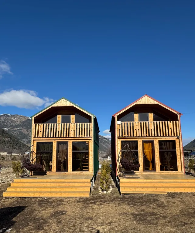 Барнхаус с шикарным видом на горы