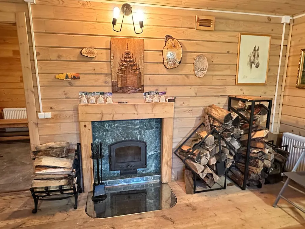 Русская усадьба с баней со швейцарским флёром