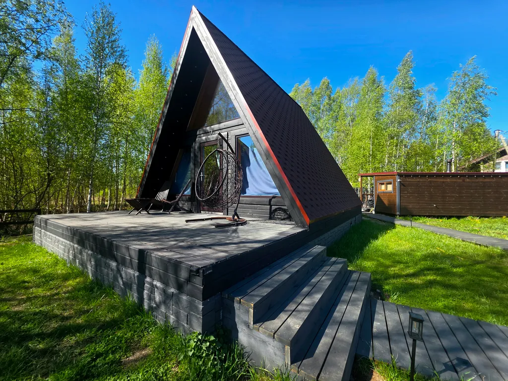 Глэмпинг 49m2 — чан, кухня, Wi-Fi
