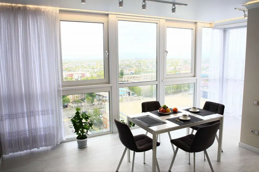 Квартира с красивым панорамным видом