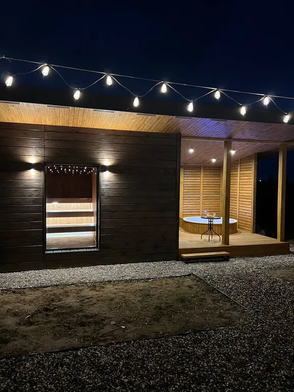 Уютный домик для отдыха A-frame GOSTI