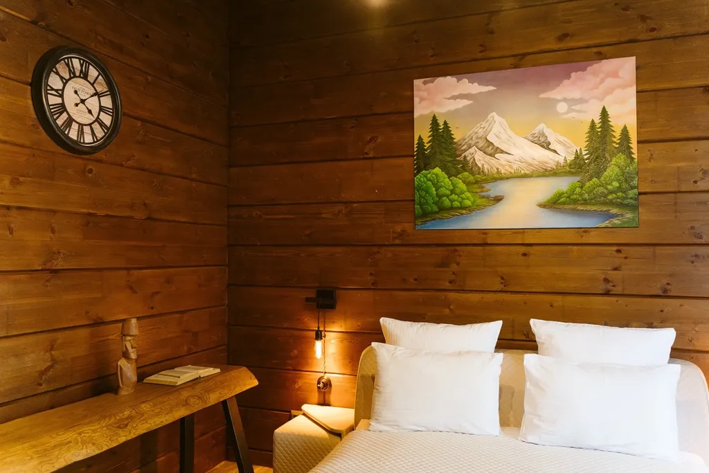 Дом с камином, сауной и купелью