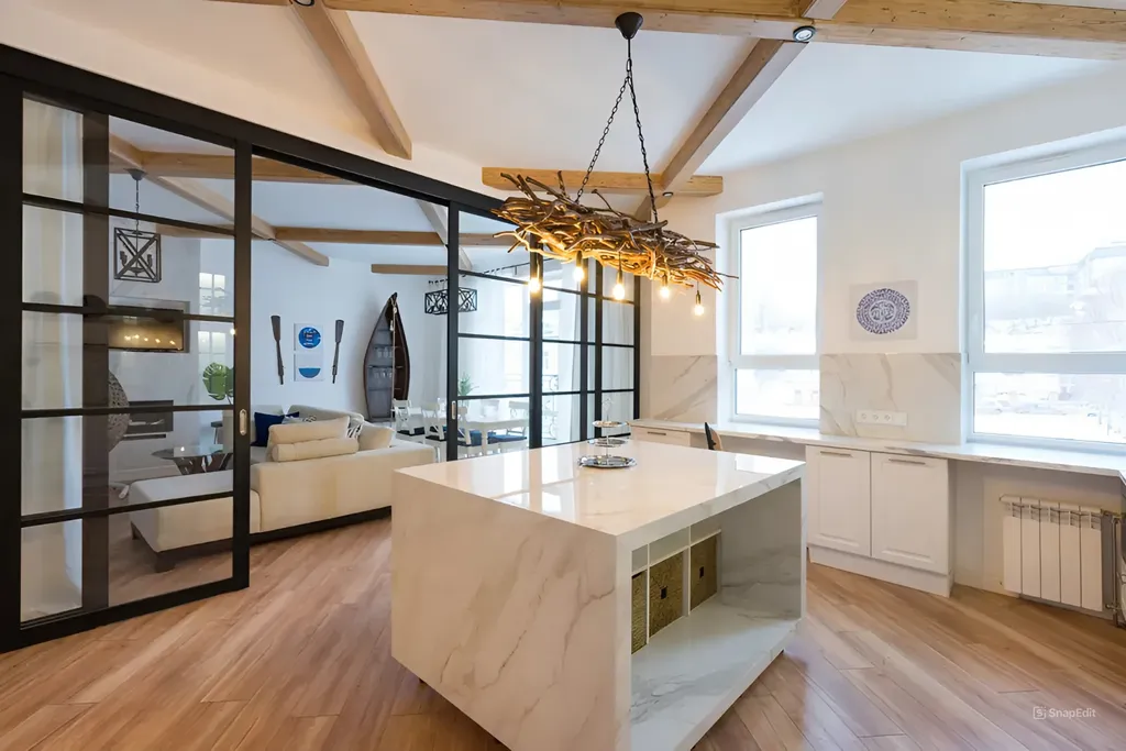 Просторные апартаменты oasis в центре города с сауной и красивым видом