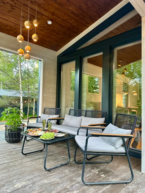 Happy Dacha стильный барнхаус с баней возле Иннополиса