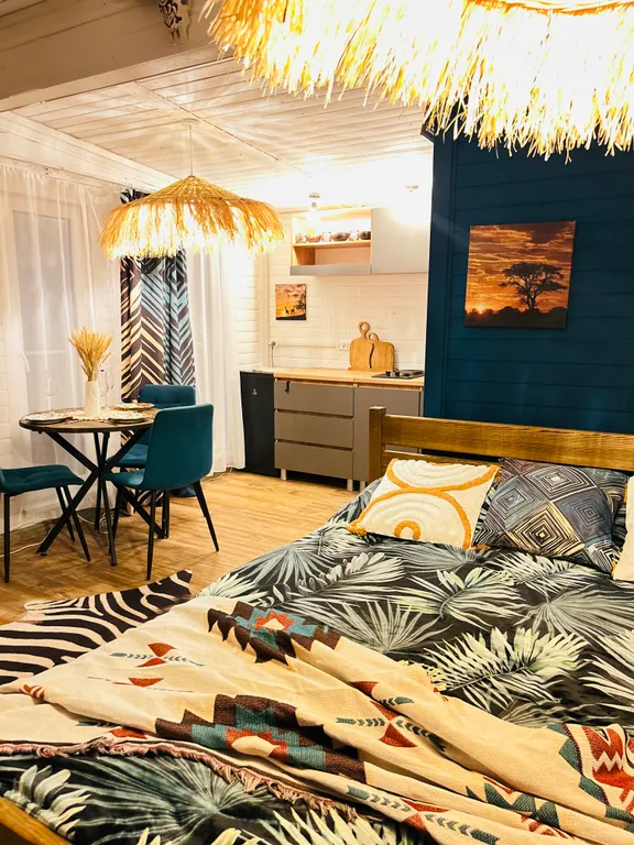 Африканский бунгало с банным чаном