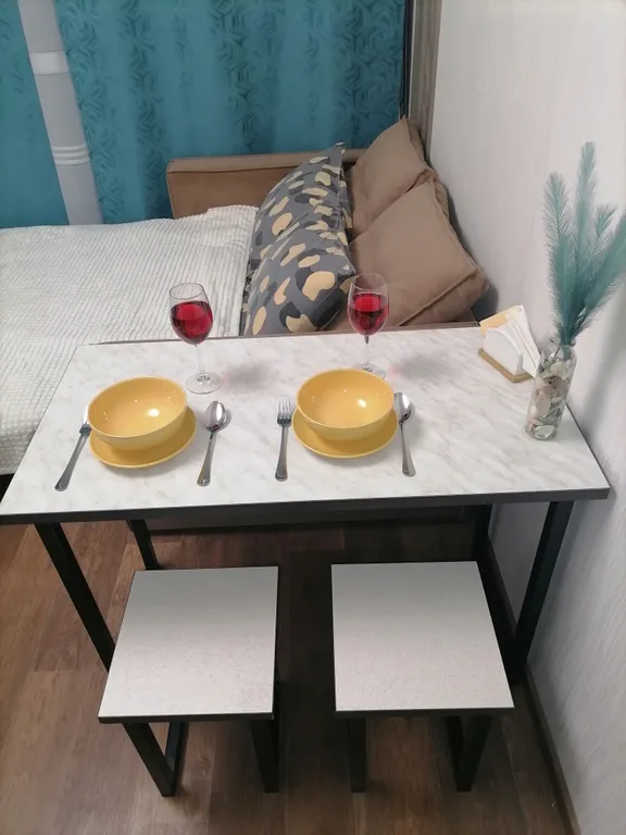 Современная уютная студия с евро-ремонтом